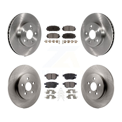 Disc Brake Rotors And Ceramic Pads Front Rear Kit For Lexus CT200h