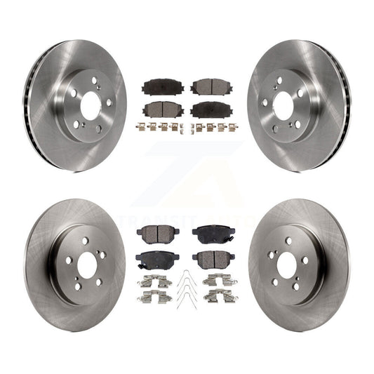 Disc Brake Rotors And Ceramic Pads Front Rear Kit For Lexus CT200h