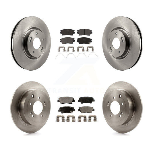 Brake Rotor & Ceramic Pad Front Rear Kit For 2017-2022 Kia Sportage Turbocharged