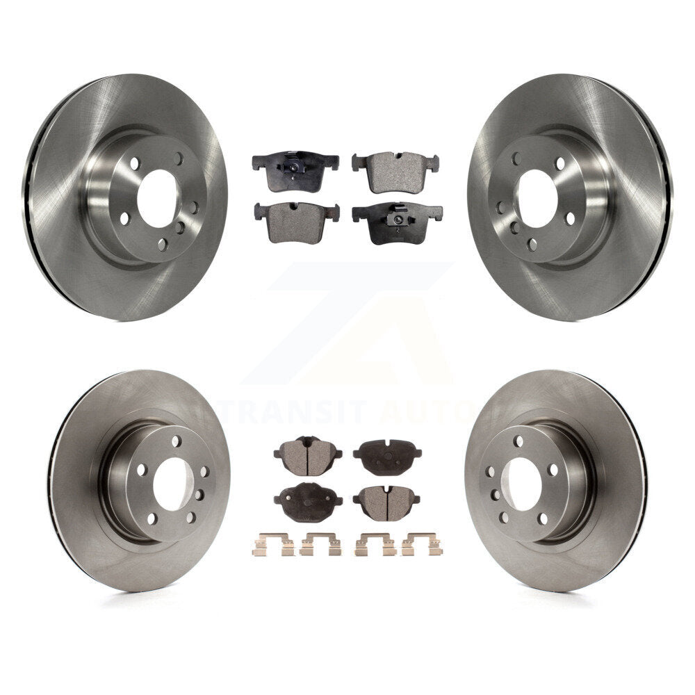 Disc Brake Rotors And Ceramic Pads Front Rear Kit For BMW X3 X4