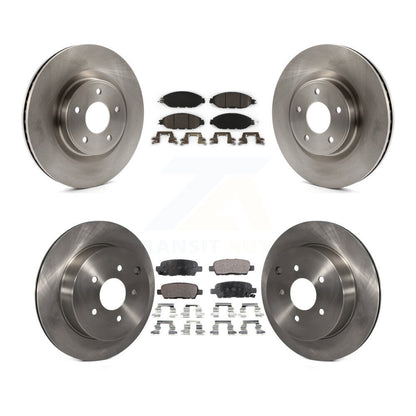 Brake Rotor And Ceramic Pad Front Rear Kit For Nissan Murano Pathfinder INFINITI