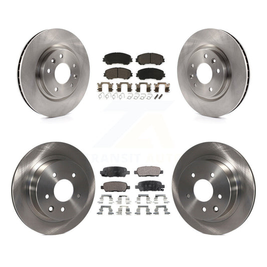 Disc Brake Rotors And Ceramic Pads Front Rear Kit For Nissan Rogue Sport Qashqai