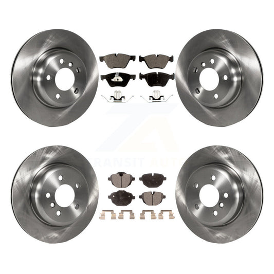 Disc Brake Rotors And Ceramic Pads Front Rear Kit For BMW 528i xDrive