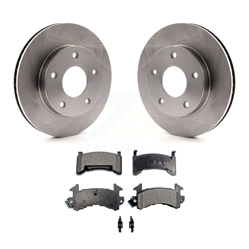 Brake Rotor And Ceramic Pad Rear Kit For Cadillac Eldorado Buick Riviera Seville