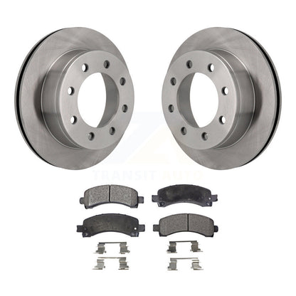 Disc Brake Rotor Ceramic Pad Rear Kit For GMC Chevrolet Savana 2500 Express 3500