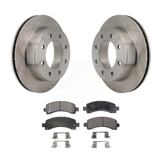 Disc Brake Rotor Ceramic Pad Rear Kit For Chevrolet GMC Express 2500 Savana 3500