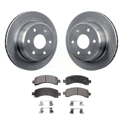 Brake Rotors Ceramic Pad Rear Kit For Chevrolet GMC Avalanche 1500 Express Yukon