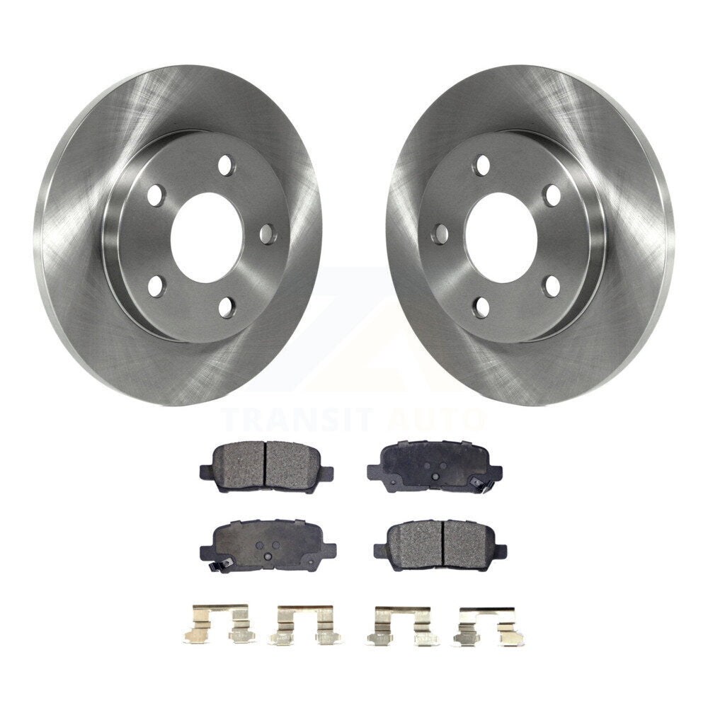 Brake Rotor And Ceramic Pad Rear Kit For Chevrolet Impala Buick LaCrosse Pontiac