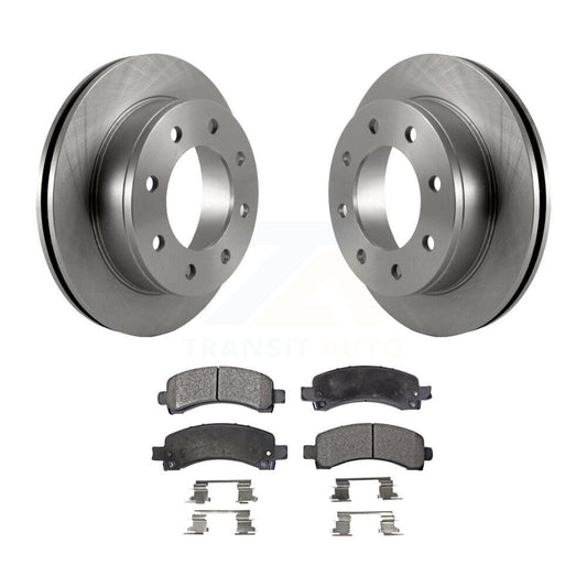 Disc Brake Rotor Ceramic Pad Rear Kit For GMC Chevrolet Savana 3500 2500 Express