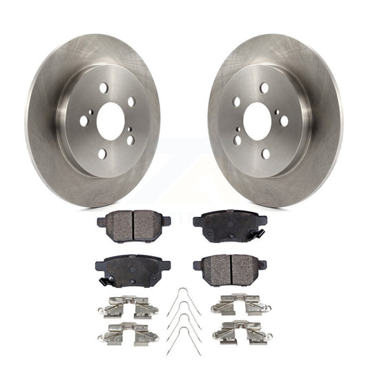 Brake Rotor & Ceramic Pad Rear Kit For Toyota Corolla Matrix Prius Prime Pontiac