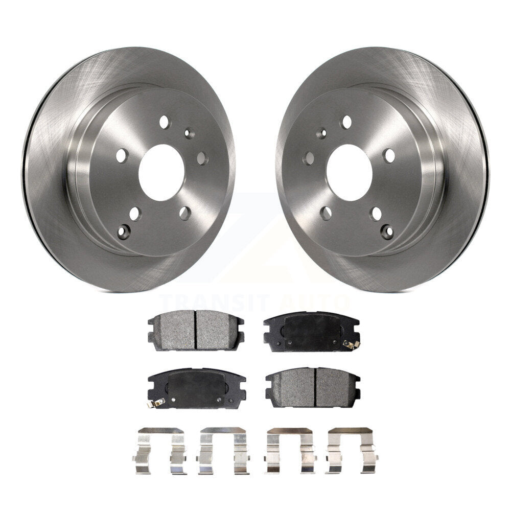 Brake Rotor And Ceramic Pad Rear Kit For 2010-2017 Chevrolet Equinox GMC Terrain