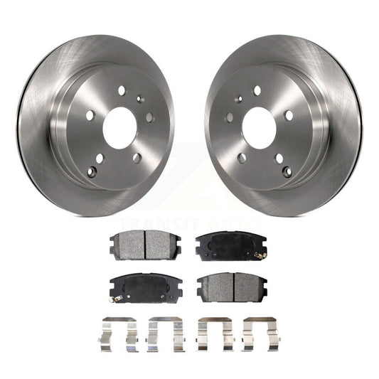 Brake Rotor And Ceramic Pad Rear Kit For 2010-2017 Chevrolet Equinox GMC Terrain