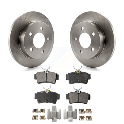 Disc Brake Rotors And Ceramic Pads Rear Kit For Ford Mustang