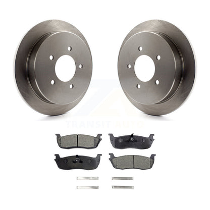 Brake Rotor And Ceramic Pad Rear Kit For Ford F-150 Expedition Lincoln Navigator
