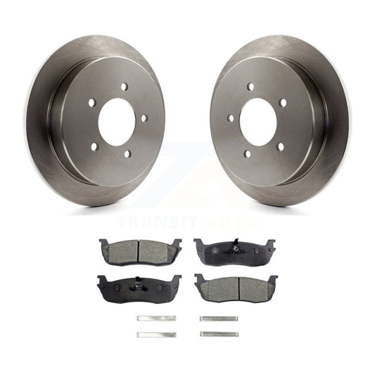 Brake Rotor And Ceramic Pad Rear Kit For Ford F-150 Expedition Lincoln Navigator