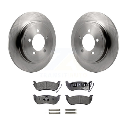 Disc Brake Rotors And Ceramic Pads Rear Kit For Ford Explorer Sport Trac Mercury