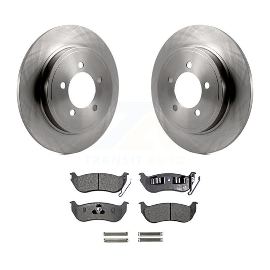 Disc Brake Rotors And Ceramic Pads Rear Kit For Ford Explorer Sport Trac Mercury