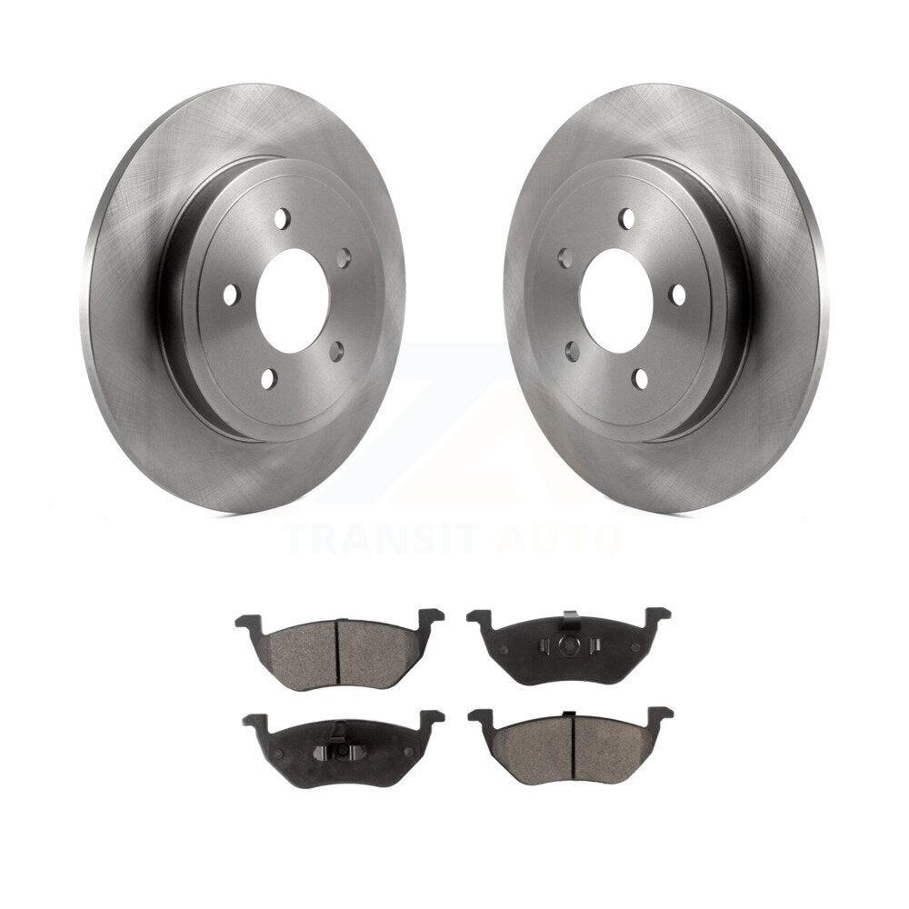 Brake Rotor & Ceramic Pad Rear Kit For Ford Escape Mazda Tribute Mercury Mariner
