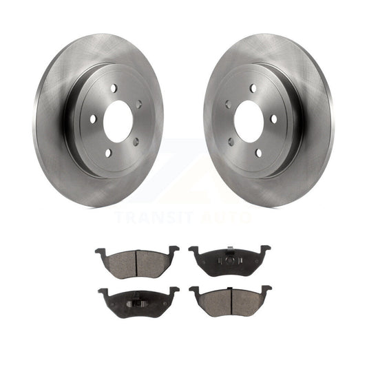 Brake Rotor & Ceramic Pad Rear Kit For Ford Escape Mazda Tribute Mercury Mariner