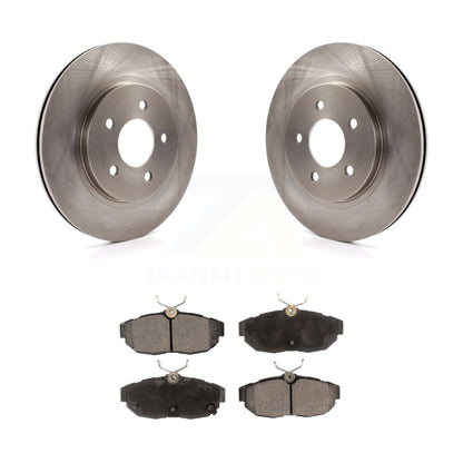Disc Brake Rotors And Ceramic Pads Rear Kit For Ford Mustang