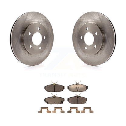 Disc Brake Rotors And Ceramic Pads Rear Kit For Ford Mustang