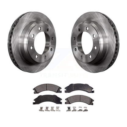 Brake Rotor Ceramic Pad Rear Kit For Ford E-350 Super Duty E-250 E-150 Econoline