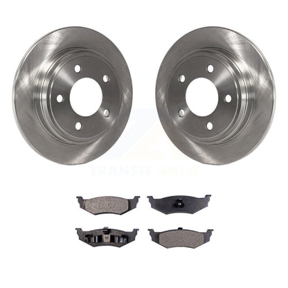 Brake Rotor & Ceramic Pad Rear Kit For Chrysler Intrepid Dodge Concorde 300M LHS