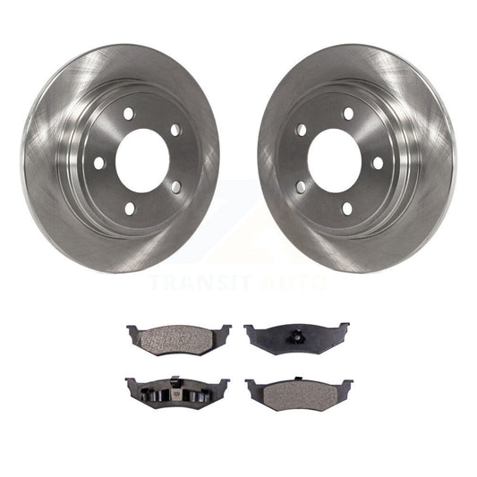 Brake Rotor & Ceramic Pad Rear Kit For Chrysler Intrepid Dodge Concorde 300M LHS