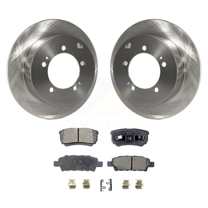 Disc Brake Rotors And Ceramic Pads Rear Kit For Mitsubishi Lancer Outlander