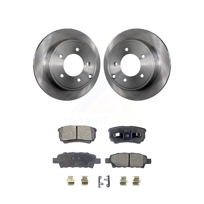 Brake Rotors & Ceramic Pad Rear Kit For Jeep Mitsubishi Lancer Patriot Dodge 200