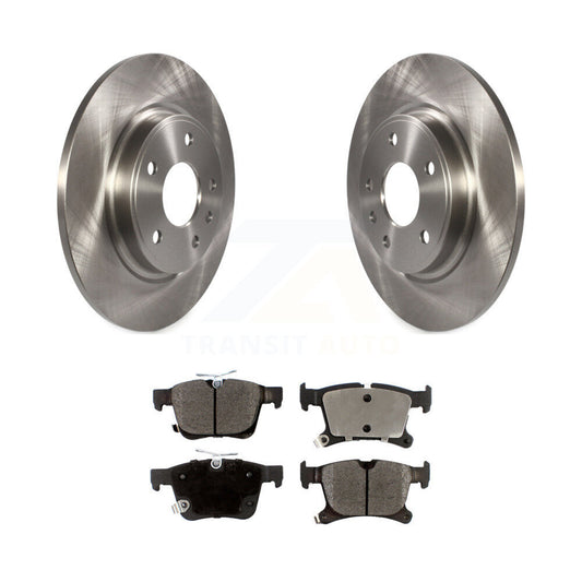 Brake Rotor And Ceramic Pad Rear Kit For Chrysler Pacifica Grand Caravan Voyager