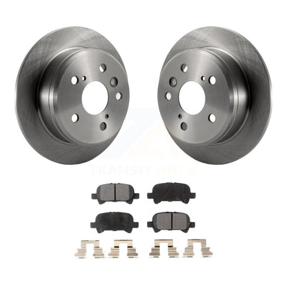 Disc Brake Rotors And Ceramic Pads Rear Kit For Toyota Camry Solara
