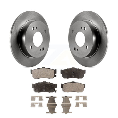 Disc Brake Rotors And Ceramic Pad Rear Kit For Nissan Altima Sentra INFINITI G20