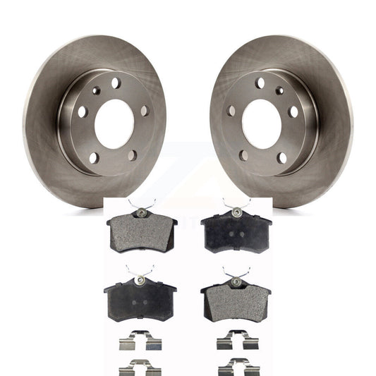 Brake Rotor & Ceramic Pad Rear Kit For Audi A4 S4 With 245mm Diameter