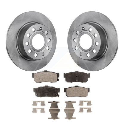 Disc Brake Rotors And Ceramic Pads Rear Kit For Nissan Maxima INFINITI I30