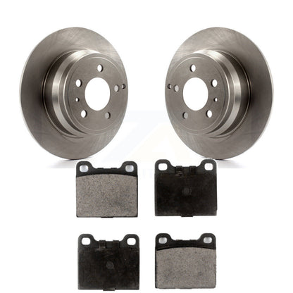 Disc Brake Rotors And Ceramic Pads Rear Kit For Volvo C70 V70