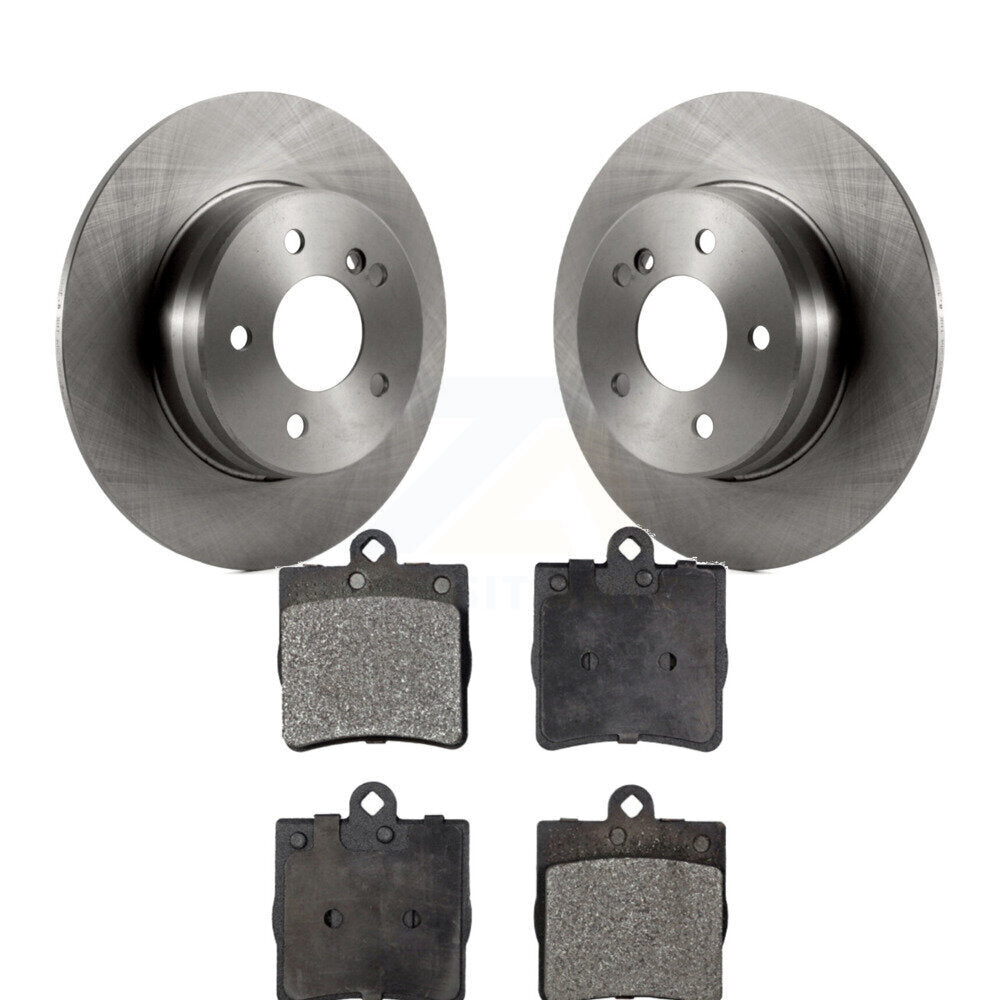 Brake Rotor And Ceramic Pad Rear Kit For Mercedes-Benz SLK280 With Sport Package