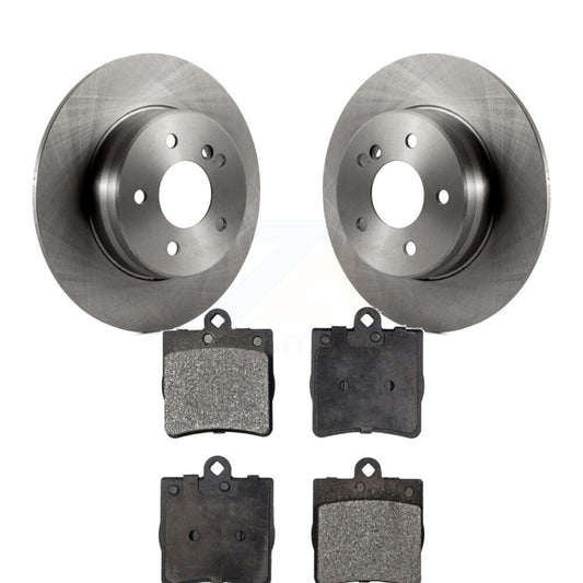 Brake Rotor And Ceramic Pad Rear Kit For Mercedes-Benz SLK280 With Sport Package