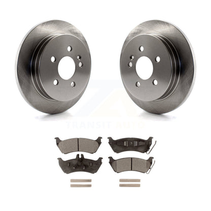 Disc Brake Rotors And Ceramic Pads Rear Kit For Mercedes-Benz ML320 ML350 ML430
