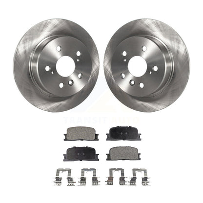 Disc Brake Rotors And Ceramic Pads Rear Kit For 2001-2003 Toyota Highlander AWD