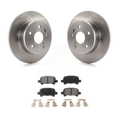 Disc Brake Rotors And Ceramic Pads Rear Kit For 2000-2004 Toyota Avalon