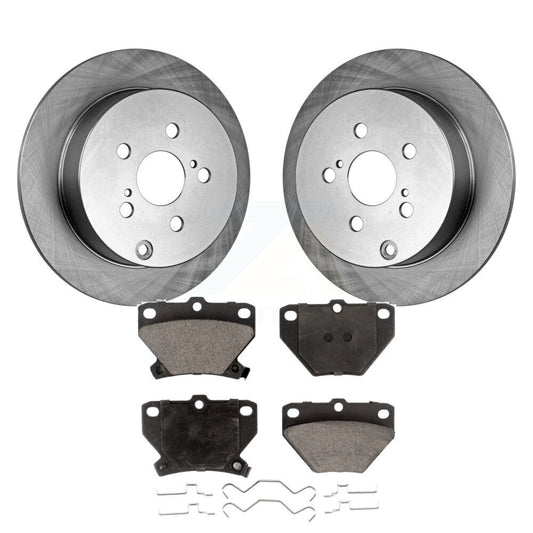 Brake Rotor & Ceramic Pad Rear Kit For Toyota Matrix Corolla Pontiac Vibe Celica