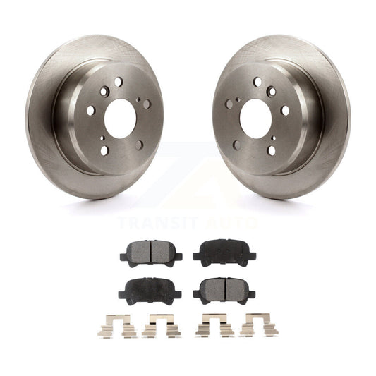 Disc Brake Rotors And Ceramic Pads Rear Kit For Toyota Camry Solara Avalon