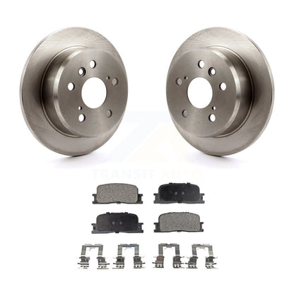 Disc Brake Rotors And Ceramic Pads Rear Kit For Toyota Camry Lexus ES330 ES300