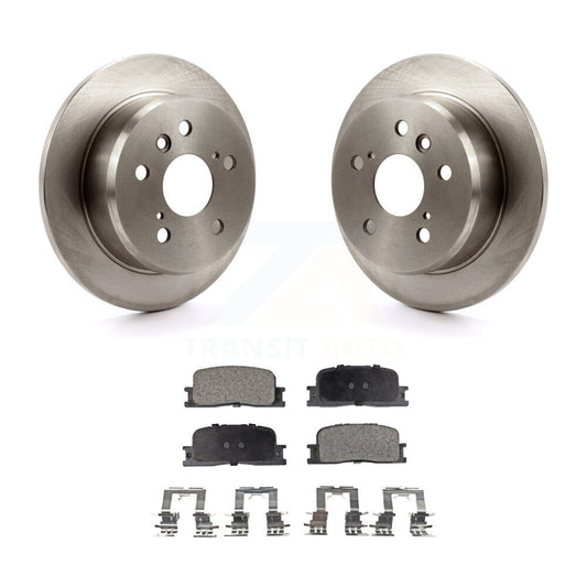 Disc Brake Rotors And Ceramic Pads Rear Kit For Toyota Camry Lexus ES330 ES300