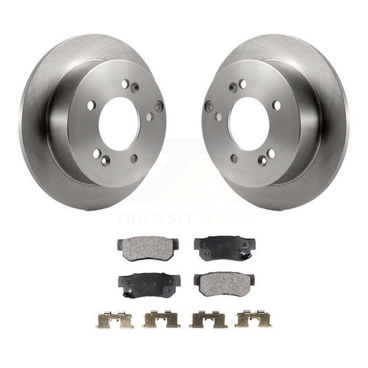 Brake Rotor & Ceramic Pad Rear Kit For Hyundai Tucson Kia Sportage Sonata Optima