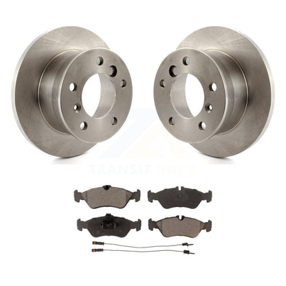 Disc Brake Rotors And Ceramic Pads Rear Kit For Freightliner Sprinter 3500