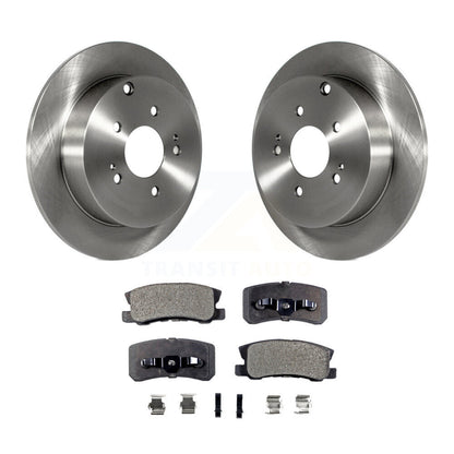 Disc Brake Rotors And Ceramic Pads Rear Kit For Mitsubishi Endeavor