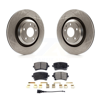 Disc Brake Rotors And Ceramic Pads Rear Kit For Audi A6 Quattro