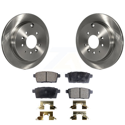 Disc Brake Rotors And Ceramic Pads Rear Kit For Ford Edge Mazda CX-7 Lincoln MKX
